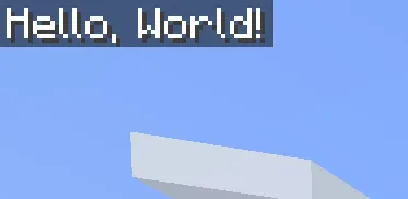 Result in Minecraft